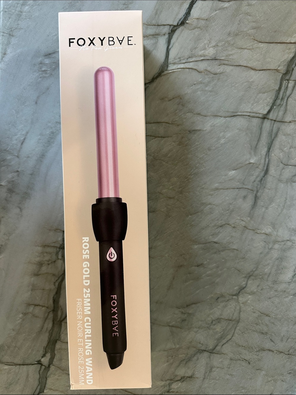 NEW FoxyBae Rose Gold 25mm Curling Wand